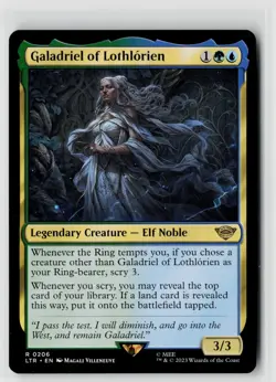 MTG Galadriel Of Lothlorien 206 Lord Of The Rings LOTR x1 NM Rare - Image 1