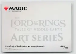 MTG The Lord Of The Rings Art Series Galadriel Of Lothlorien x1 NM 48/81 - Image 2