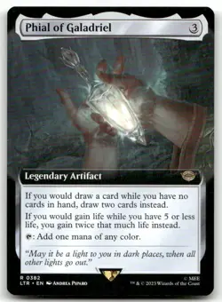 Phial of Galadriel (Extended Art) #382 (NM) Lord of the Rings LTR Magic MTG - Image 1