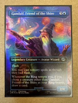 Gandalf, Friend of the Shire FOIL PROMO Lord of the Rings LTR MTG Magic NEW - Image 1