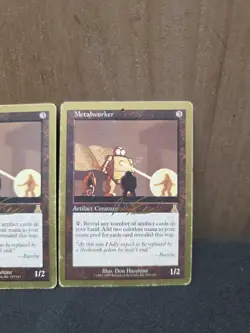 3x Play Set Metalworker 135 Vintage Non-Foil HP Gold Border 2000 Gold Worlds MTG - Image 3