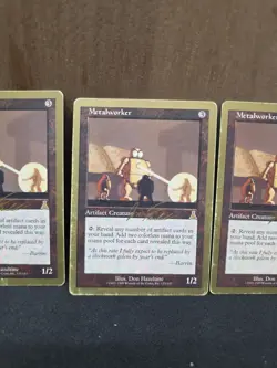 3x Play Set Metalworker 135 Vintage Non-Foil HP Gold Border 2000 Gold Worlds MTG - Image 5