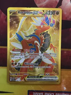 Koraidon ex 254/198 SV1 Base Set Hyper Rare (Gold Holo) Full Art Pokemon TCG - Image 1