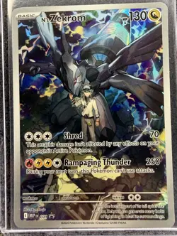 Pokemon N's Zekrom 031 Me: Mega Evolution Promo Holo Black Star Promo - Image 1
