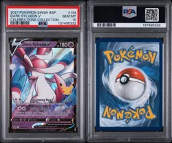 PSA 10 Dark Sylveon Promo SWSH134 Pokemon Celebrations 2021 Gem Mint - Image 3