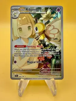 Pokemon TCG: Journey Together - Lillie's Ribombee Illustration Rare - 164/159 - Image 3