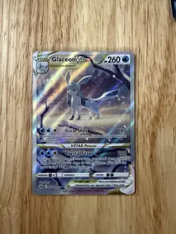 Glaceon VSTAR GG40/GG70 Crown Zenith: Galarian Gallery Holo Ultra Rare Pokemon - Image 1
