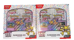 Pokemon Alakazam EX TCG Scarlet & Violet 151 Collection, Lot of 2 Factory Sealed 820650855269 - Image 1