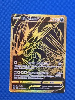 Pokemon TCG Eternatus V SV121/SV122 Shining Fates Gold NM+ - Image 1