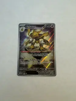 Pokemon TCG Alakazam MEP 009 Mega Evolution Black Star Promo - Image 1