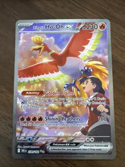 Pokemon Ethan's Ho-Oh ex 230/182 Destined Rivals Special Illustration Rare Holo - Image 1