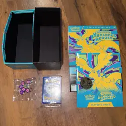 Open ETB Pokemon Mega Evolution Ascended Heroes - NO PACKS EMPTY ETB FOR DISLAY - Image 1