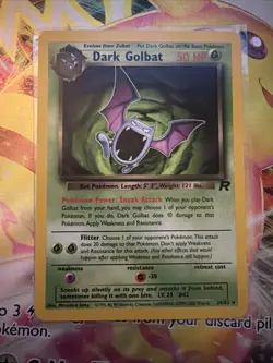 Pokemon TCG Pokemon Team Rocket Dark Golbat 24/82 Non-Holo Rare NM - Image 2