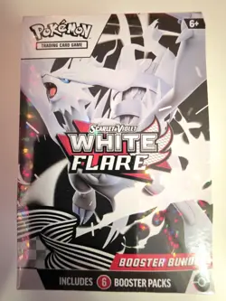 New Sealed Pokemon TCG White Flare Booster Bundle Scarlet & Violet 6 packs - Image 1