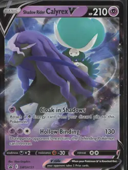 Pokemon TCG - Shadow Rider Calyrex V SWSH131 Promo SWSH Black Star - 1011 - Image 1