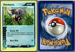 2003 Pokemon, EX Ruby & Sapphire, #64/109 Poochyena, Reverse Holo Common (b) - Image 1