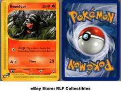 2002 Pokemon, Aquapolis, #86/147 Houndour, Common - Image 1