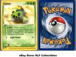 2003 Pokemon, EX Sandstorm, #57/100 Cacnea, Common - Image 1