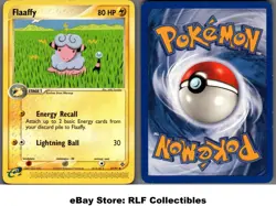 2003 Pokemon, EX Dragon, #27/97 Flaaffy, Uncommon - Image 1