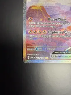 Pokemon TCG Charizard EX 199/165 Scarlet & Violet 151 English NM Condition - Image 5