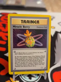 2000 Neo Genesis Unlimited Miracle Berry Uncommon #94 NM - Image 1