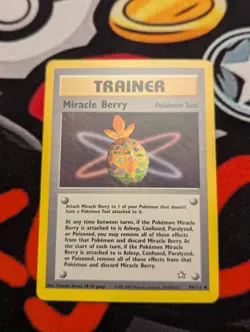 2000 Neo Genesis Unlimited Miracle Berry Uncommon #94 NM - Image 3