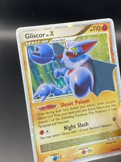 Gliscor LV.X 141/146 Legends Awakened 2008 Holo Pokemon LP/MP HUGE SWIRL!! 🌀 - Image 2