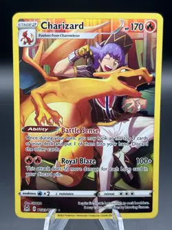 2022 Pokemon SWSH Lost Origin Charizard Trainer Gallery #TG03/TG30 - Image 1