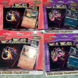 Pokemon TCG Ascended Heroes Tech Sticker Collection Lot Of 5 - Image 2