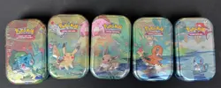 Pokemon TCG - Kanto Friends Mini Tins H24 (Artwork Set of 5) - Sealed - Image 2