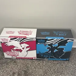 Pokemon Black Bolt and White Flare Elite Trainer Box ETB Set of 2 Factory Seal - Image 1