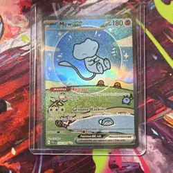 Pokemon Mew ex SV: Paldean Fates Full Art Holo 232/091 Special Illustration Rare - Image 1