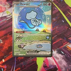 Pokemon Mew ex SV: Paldean Fates Full Art Holo 232/091 Special Illustration Rare - Image 2
