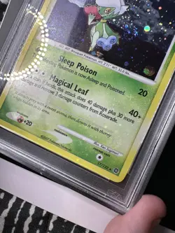 2007 Pokemon D&P Secret Wonders #17 Roserade 17/132 Holo PSA 8 NM-MT HOLO BLEED - Image 4