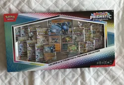 Pokemon Lucario Ex Tyranitar Ex Prismatic Evolutions Sam's Club Premium Box - Image 1