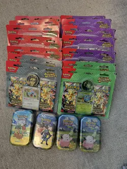 Ascended Heroes Pokemon Lot Mini Tins X4 , 3-pack Blister x10 2 Pack Blister X4 - Image 1