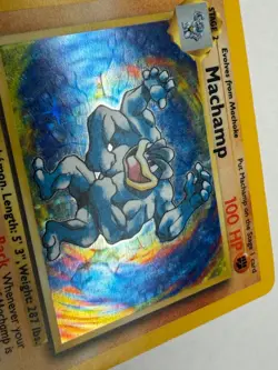 Pokemon TCG Base Set Machamp Holo Rare 8/102 - Image 5