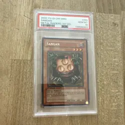 Yu-Gi-Oh! Sangan MRD-069 Metal Raiders 1st Edition PSA 10 Rare - Image 1