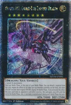 Yugioh! Number 107: Galaxy-Eyes Tachyon Dragon - MZTM-EN091 - Quarter Century Se - Image 1