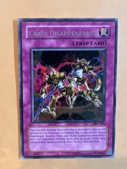 Yugioh! LP Chain Disappearance - IOC-052 - Rare - Unlimited Edition NM - Image 1