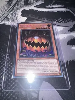 Yu-Gi-Oh Pumpking The King Of Grave Ghosts MZMU-EN001 1st Ed Secret Rare - Image 1
