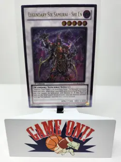YuGiOh Legendary Six Samurai - Shi En STOR-EN041 1st Edition Ultimate Rare NM - Image 1