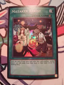 Mistaken Arrest - OP29-EN009 - Super Rare - Lightly Played - Image 1