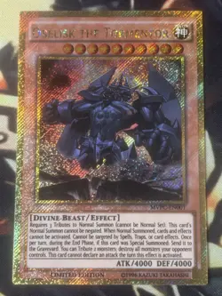 Yugioh: Obelisk The Tormentor - MVPC-EN001 - Gold Secret Rare Limited Edition LP - Image 1