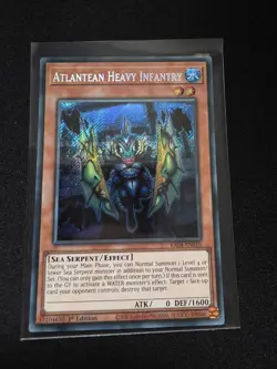 Atlantean Heavy Infantry - RA04-EN010 - Secret Rare - 1st Edition - YuGiOh - NM - Image 1