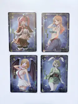One Piece 4 Card Lot R Rarity Goddess Story Waifu Foil Nami Perona Carrot Stussy - Image 1