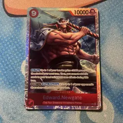One Piece Card Game Edward.Newgate OP02-004 SR Paramount War English - NM - Image 1