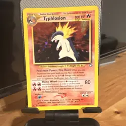 Pokemon Typhlosion Neo Genesis 18/111 Holo Rare 100 HP Stage 2 Unlimited Card - Image 1
