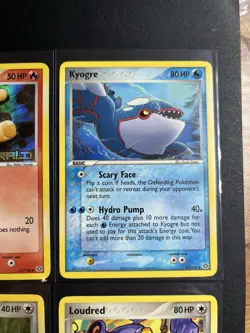 Pokemon TCG EX Emerald 9 Card Lot 2005 Holo Groudon Kyogre Ninetales Numel VTG - Image 4