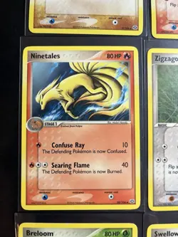 Pokemon TCG EX Emerald 9 Card Lot 2005 Holo Groudon Kyogre Ninetales Numel VTG - Image 5